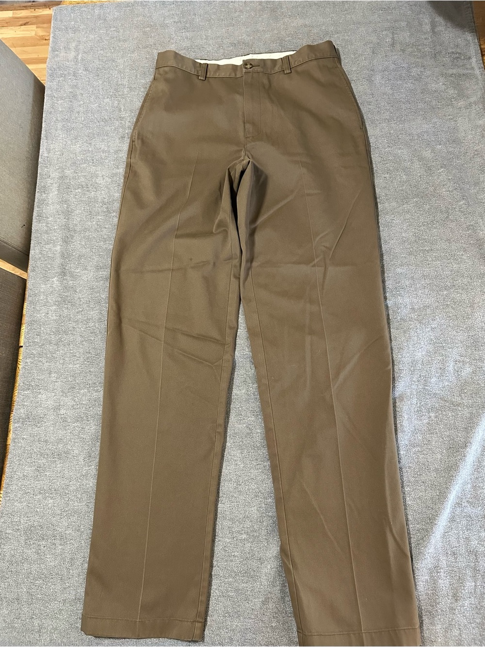 L.L. Bean Men's Straight-Leg Chinos — Brown/Tan